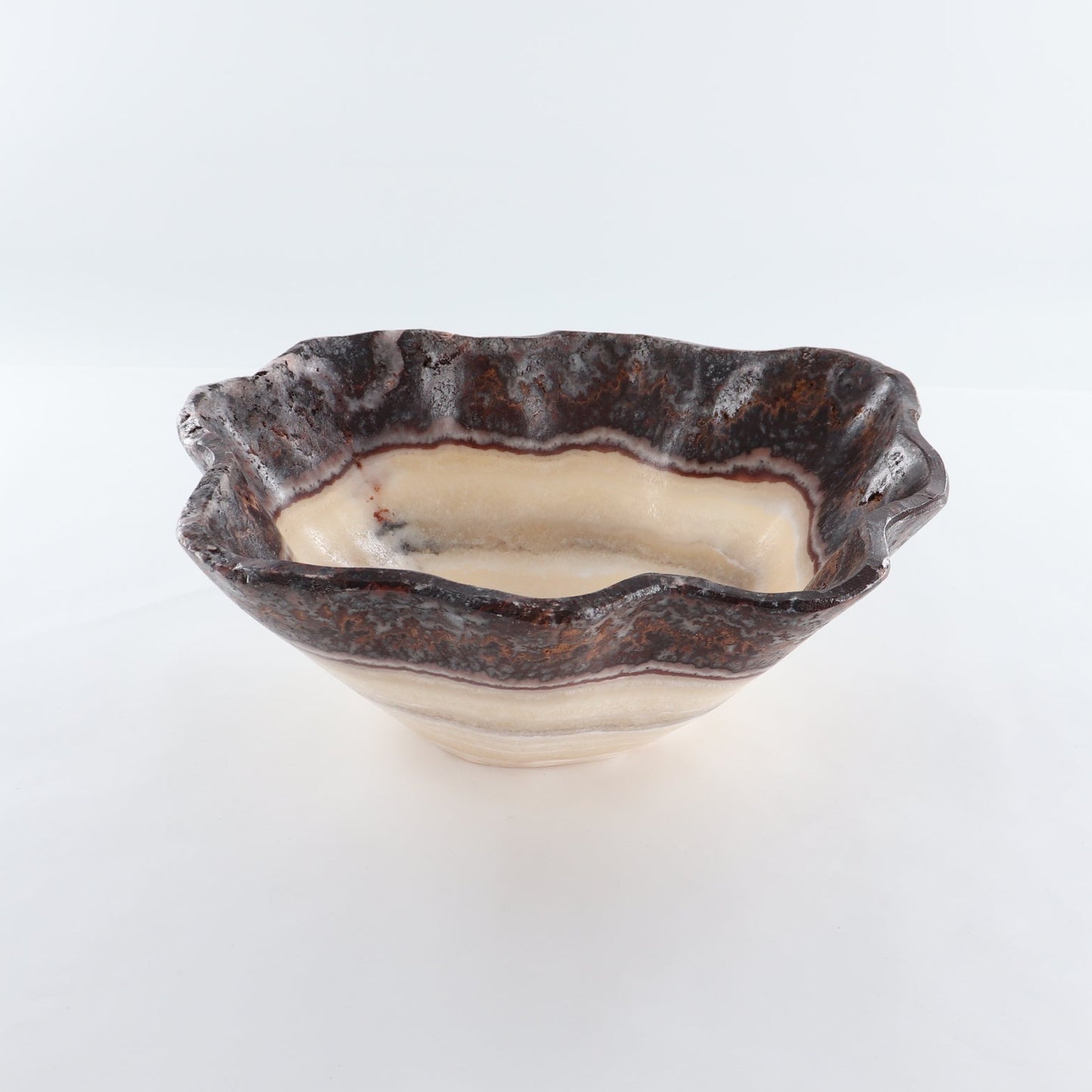 Mexican Onyx/Calcite Bowl 15"