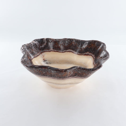 Mexican Onyx/Calcite Bowl 15" - Expert Wholesale and Supplier of Wholesale Crystals & Bulk Gemstones, ["Bowls","Calcite","Mexico","onyx"]
