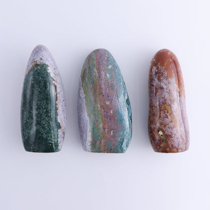 Ocean Jasper Freeform Set of 3 - Expert Wholesale and Supplier of Wholesale Crystals & Bulk Gemstones, ["Freeforms","jasper","Ocean Jasper"]