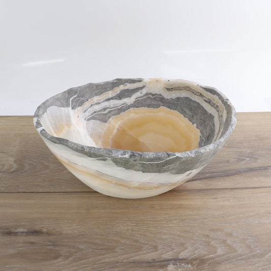 Mexican Onyx/Calcite Bowl 10"