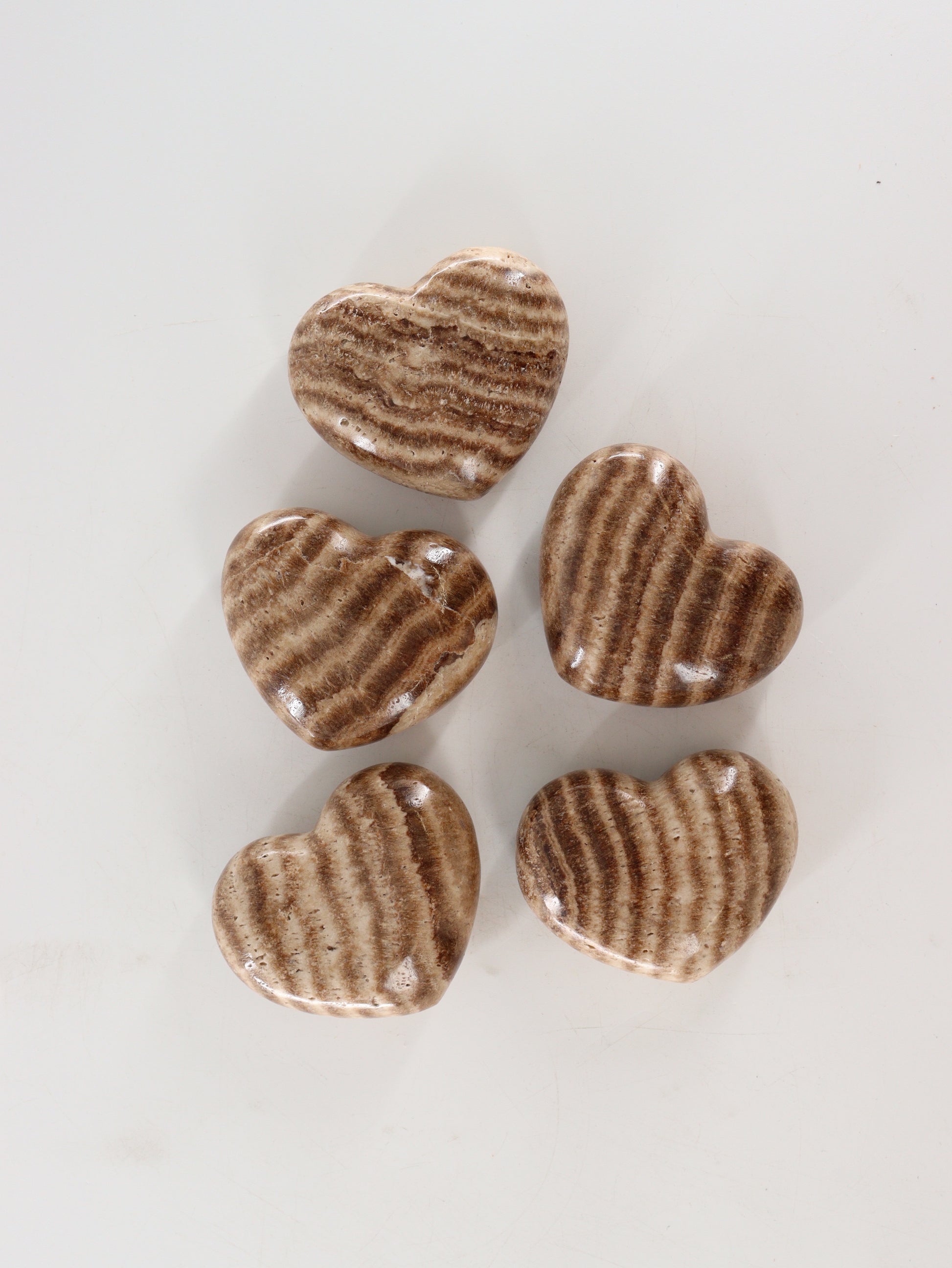 Onyx Hearts Set of 5 - Expert Wholesale and Supplier of Wholesale Crystals & Bulk Gemstones, []