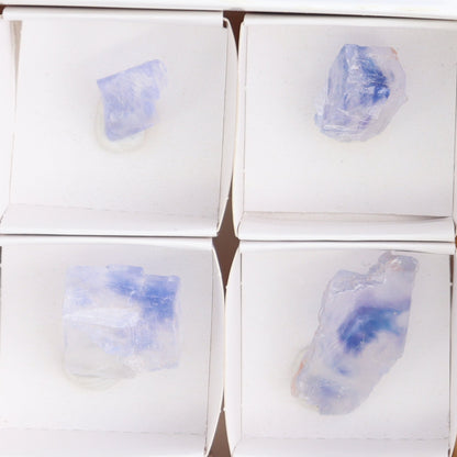 Canadian Blue Halite Rough Set of 9 - Expert Wholesale and Supplier of Wholesale Crystals & Bulk Gemstones, ["Blue Halite","Canada","Halite","Rough","Roughs"]