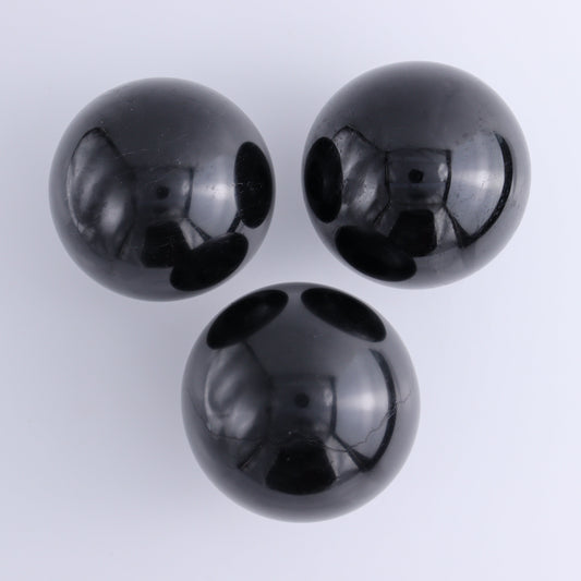 Black Tourmaline Spheres Set of 3 - Expert Wholesale and Supplier of Wholesale Crystals & Bulk Gemstones, ["Black Tourmaline","Spheres","Tourmaline"]