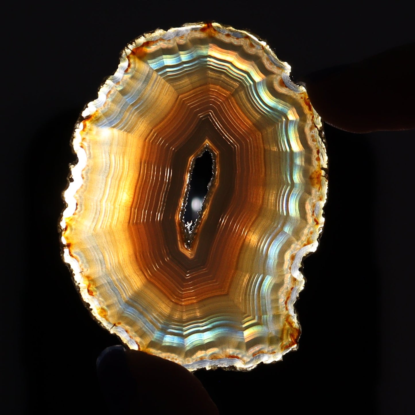 Iris Agate Slices Set of 8 - Expert Wholesale and Supplier of Wholesale Crystals & Bulk Gemstones, ["Agate","Iris Agate","Slices and Slabs"]