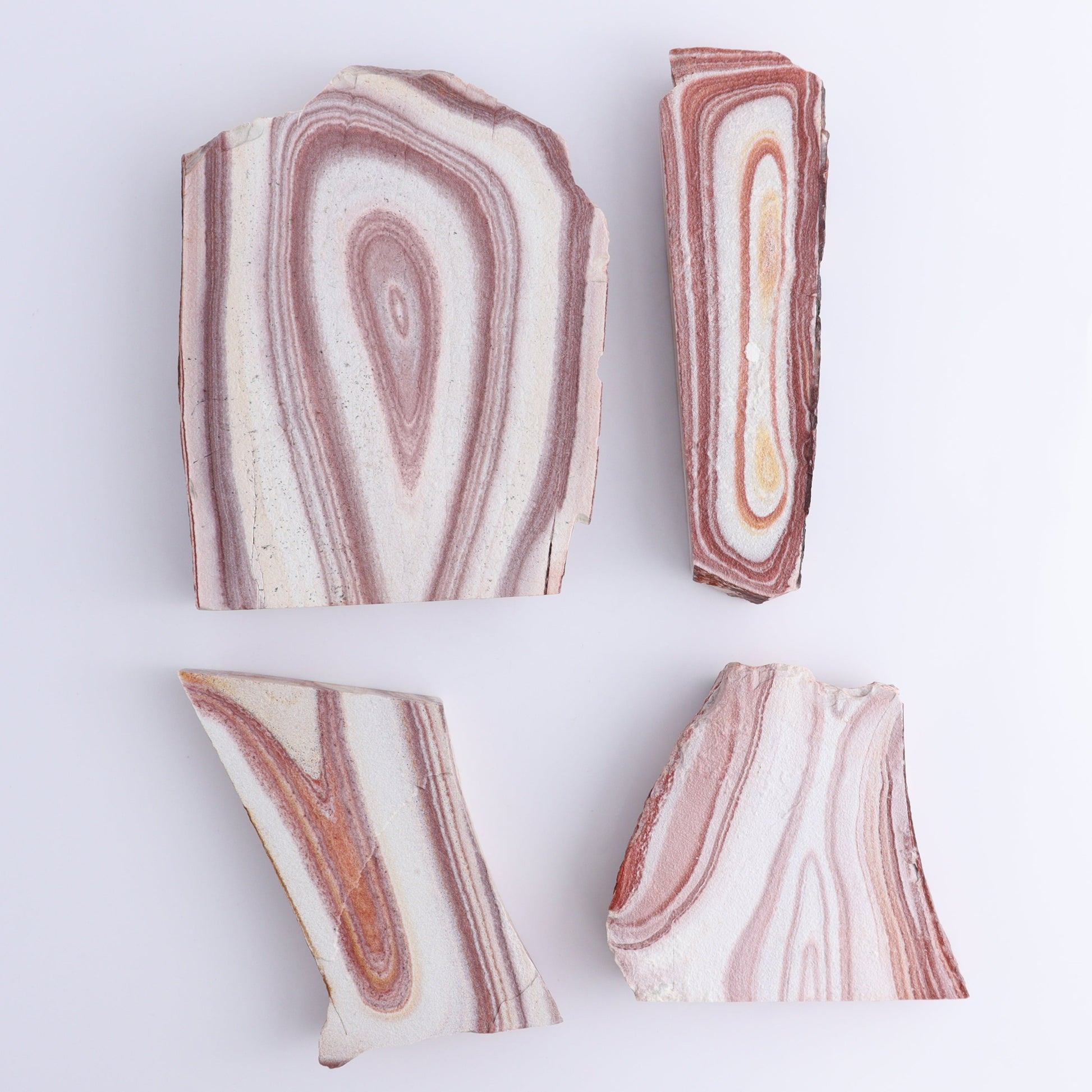 Rhyolite Slabs Set of 4 - Expert Wholesale and Supplier of Wholesale Crystals & Bulk Gemstones, Rhyolite, Slices and Slabs