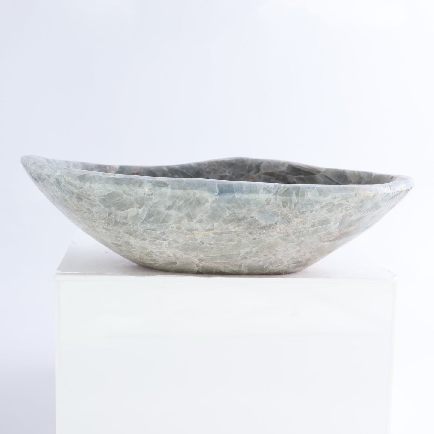 Blue Calcite Bowls Set of 2