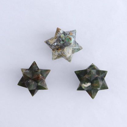 Mixed Stones Stars Set of 18 & 2 Cut Base Stars