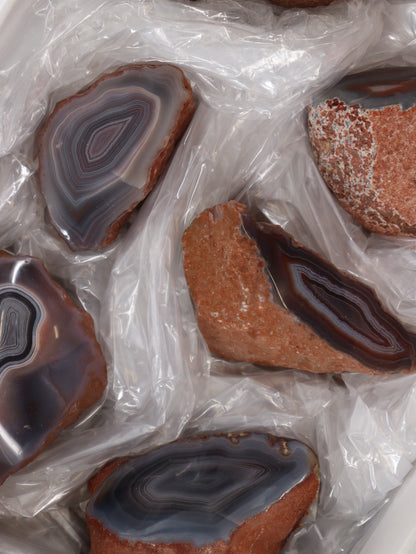 Agate Freeforms Set of 6 - Expert Supplier of Wholesale Crystals & Bulk Gemstones