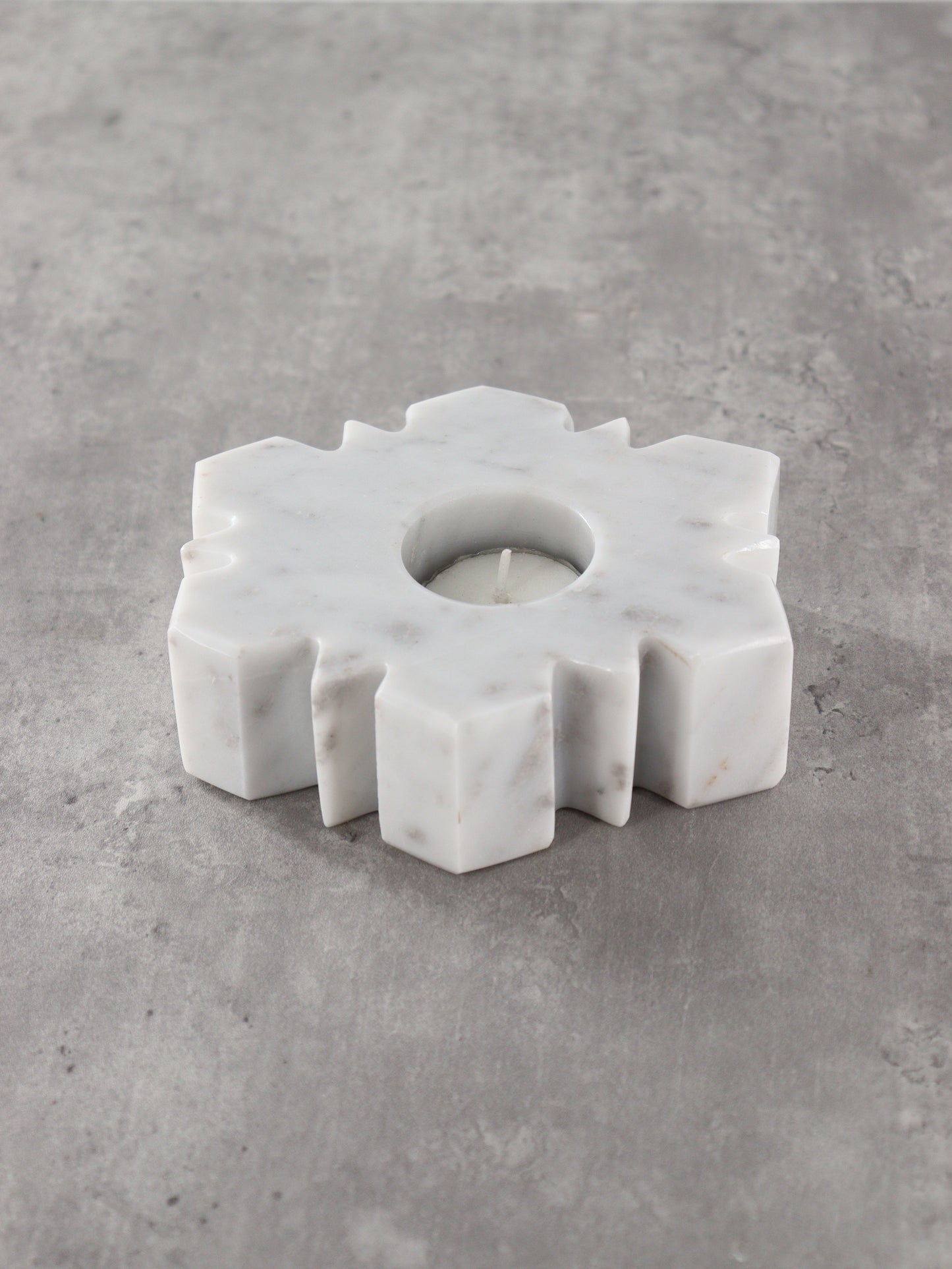 Marble Snowflake Candle Holders Set of 5 - Expert Wholesale and Supplier of Wholesale Crystals & Bulk Gemstones, []