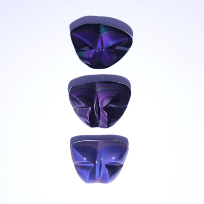 Rainbow Obsidian Butterflies Set of 3 - Expert Wholesale and Supplier of Wholesale Crystals & Bulk Gemstones, ["Butterflies","Butterfly","Mexico","Obsidian","Rainbow Obsidian"]