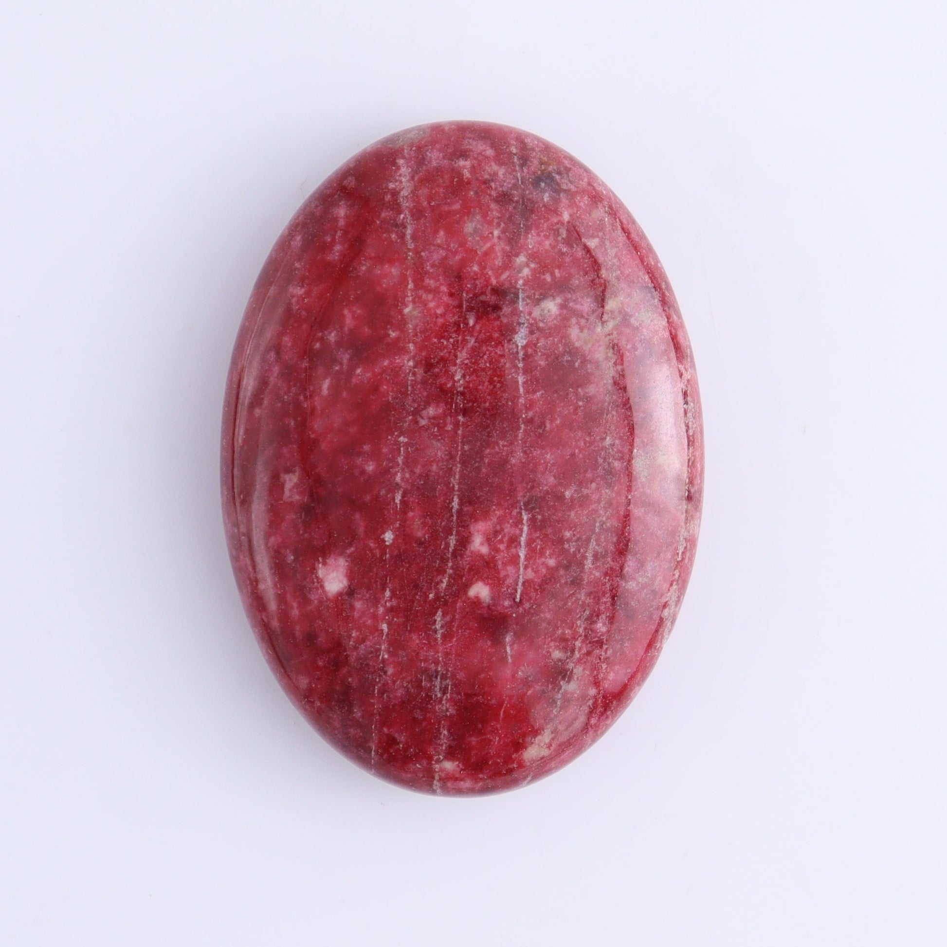 Thulite Palm Stones Set of 3 - Expert Wholesale and Supplier of Wholesale Crystals & Bulk Gemstones, Palm Stones, thulite
