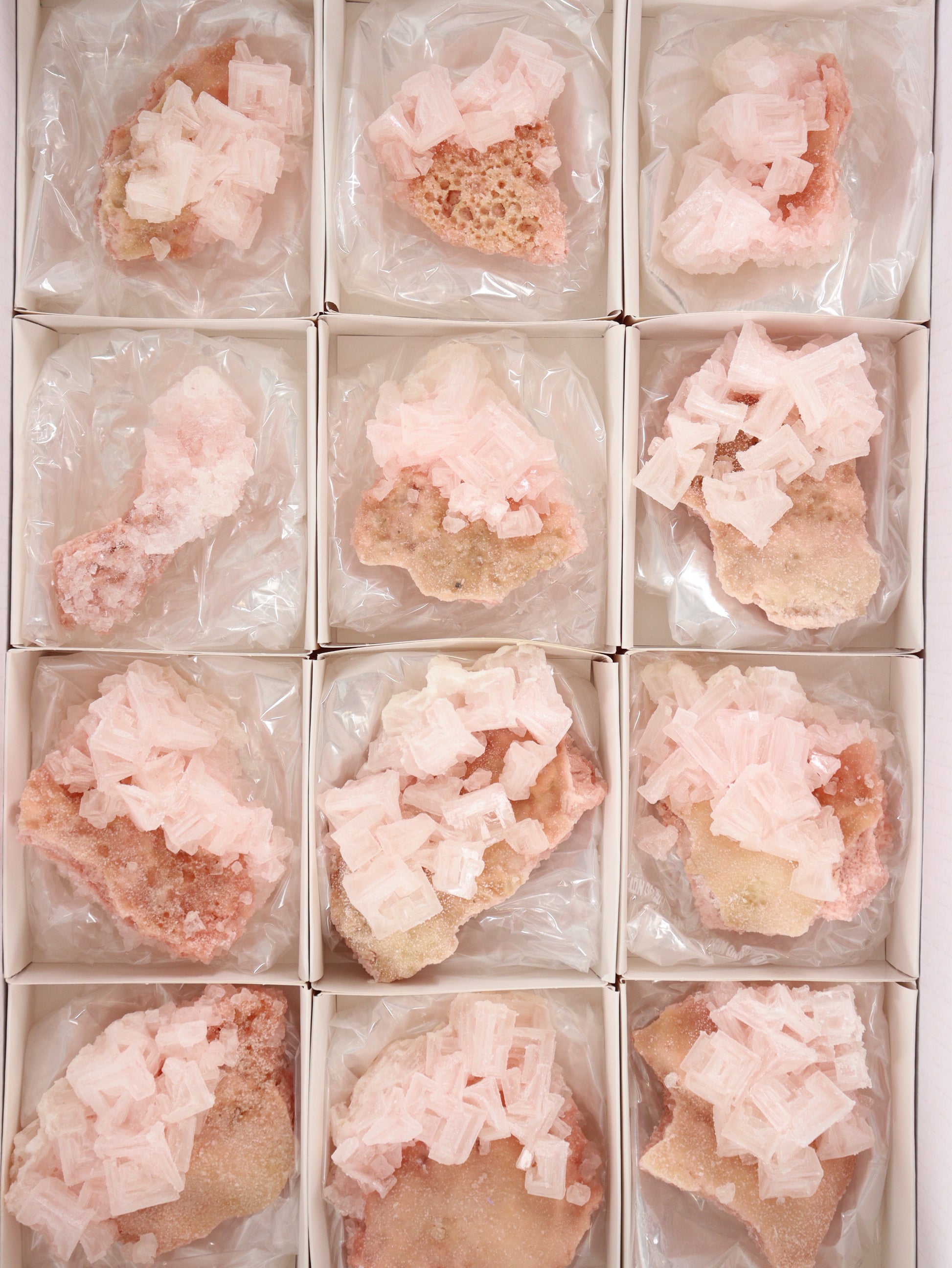 Halite Flat Set of 12 - Expert Wholesale and Supplier of Wholesale Crystals & Bulk Gemstones, []