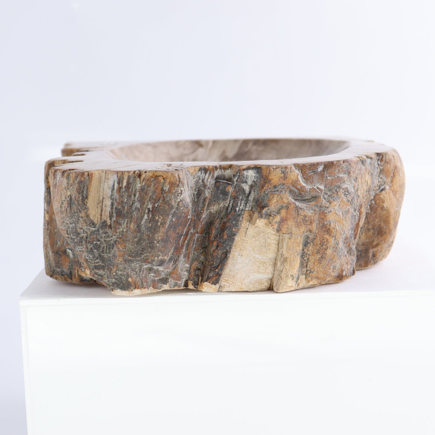 Petrified Wood Bowls Set of 2 - Expert Wholesale and Supplier of Wholesale Crystals & Bulk Gemstones, ["Bowls","Indonesia","Petrified Wood"]