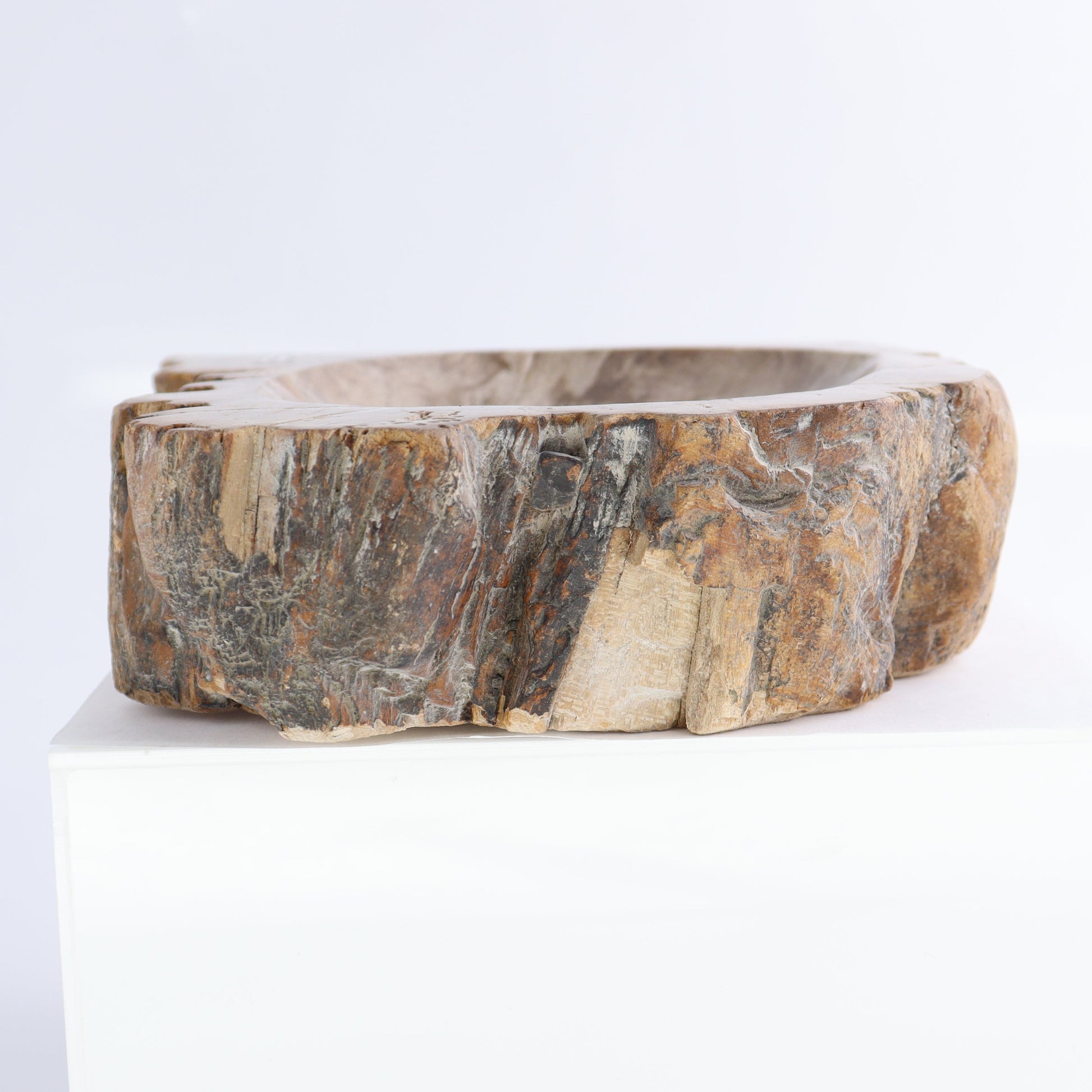 Petrified Wood Bowls Set of 2 - Expert Wholesale and Supplier of Wholesale Crystals & Bulk Gemstones, ["Bowls","Indonesia","Petrified Wood"]