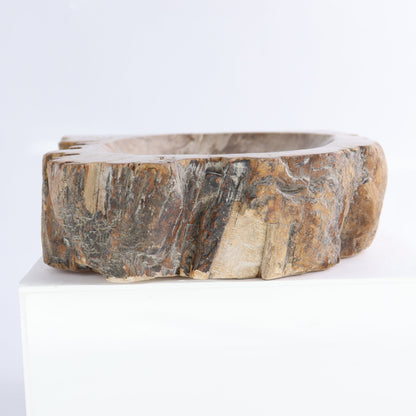 Petrified Wood Bowls Set of 2 - Expert Wholesale and Supplier of Wholesale Crystals & Bulk Gemstones, ["Bowls","Indonesia","Petrified Wood"]