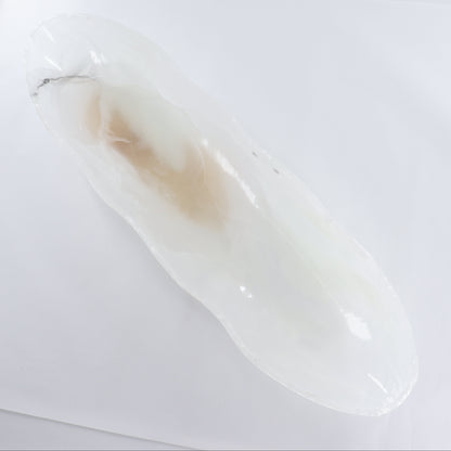 Mexican Onyx/Calcite Canoe Bowl