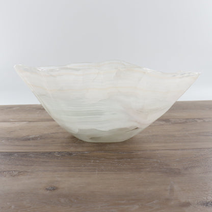 Mexican Onyx/Calcite Bowl 15"