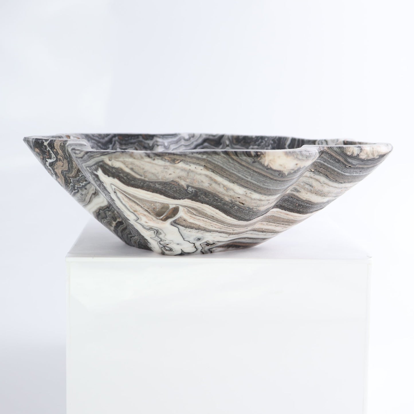 Mexican Onyx/Calcite Bowl 9" | Mi Esperanza Minerals | Supplier of Crystals and Onyx