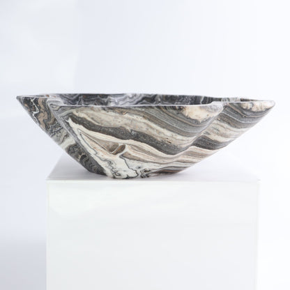 Mexican Onyx/Calcite Bowl 9" | Mi Esperanza Minerals | Supplier of Crystals and Onyx
