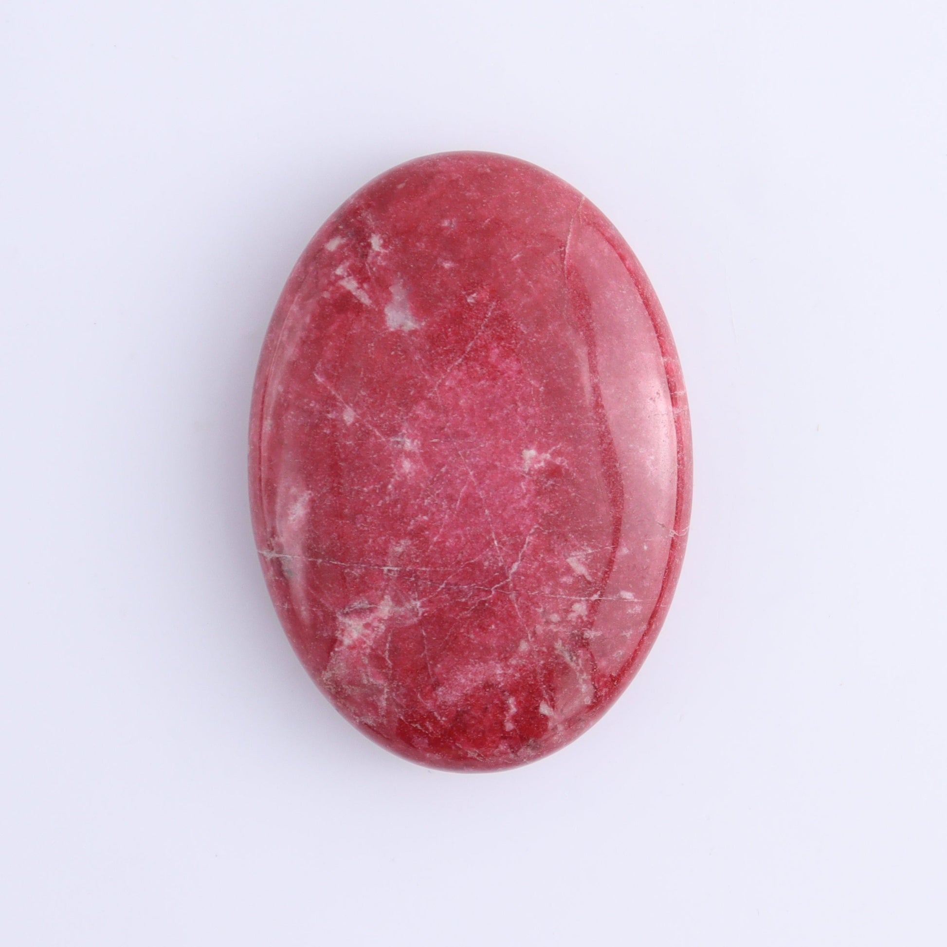 Thulite Palm Stones Set of 3 - Expert Wholesale and Supplier of Wholesale Crystals & Bulk Gemstones, Palm Stones, thulite