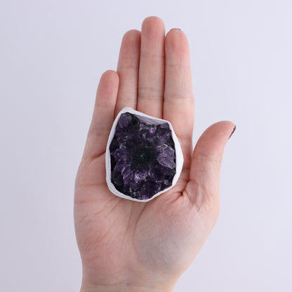 Uruguay Amethyst Clusters with "Eyes" Flat of 9 - Expert Wholesale and Supplier of Wholesale Crystals & Bulk Gemstones, ["Amethyst","Clusters","Eyes Amethyst","Uruguay"]