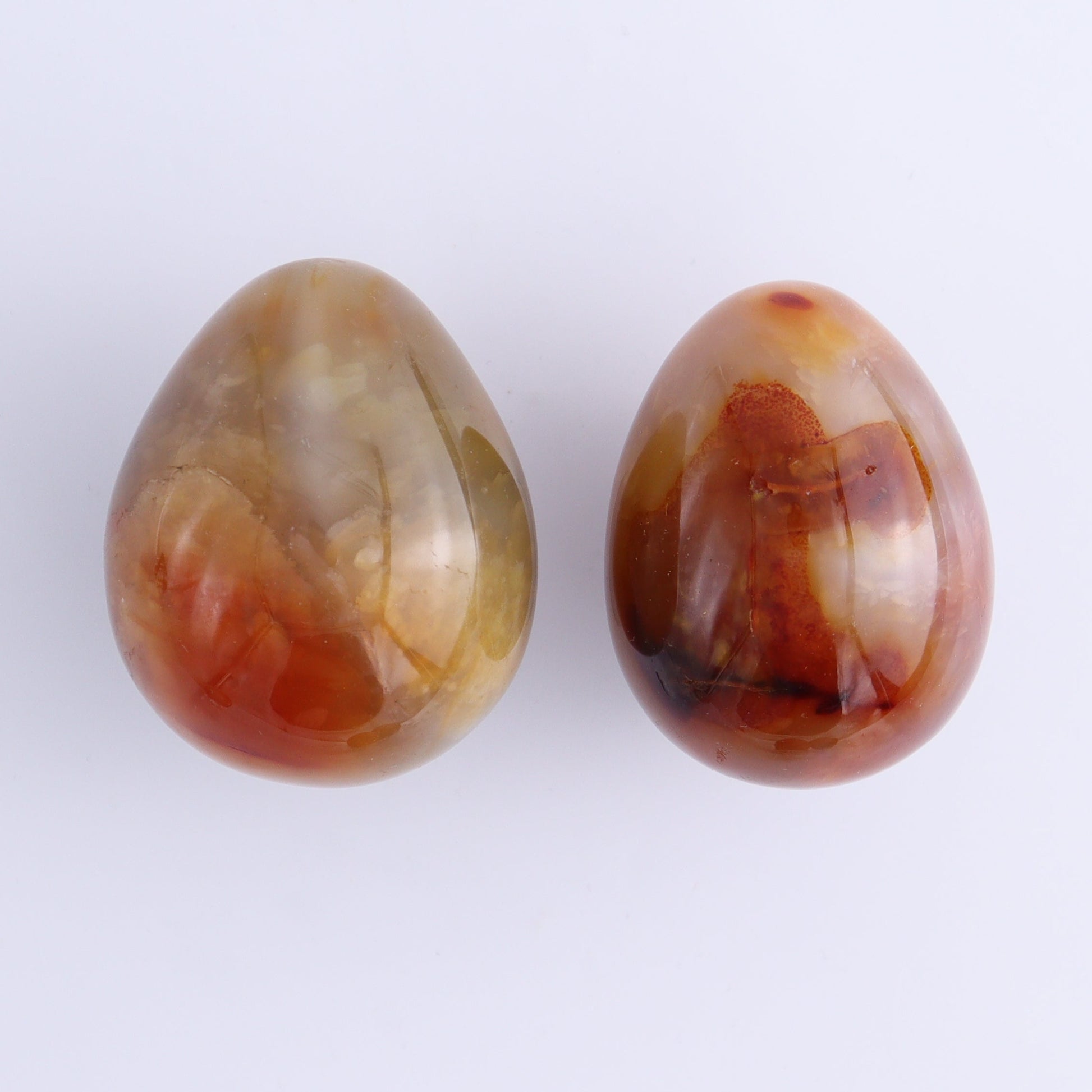 Carnelian Eggs Set of 12 - Expert Wholesale and Supplier of Wholesale Crystals & Bulk Gemstones, ["carnelian","Eggs","Madagascar"]