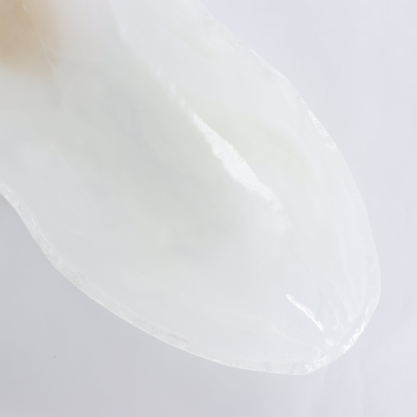 Mexican Onyx/Calcite Canoe Bowl