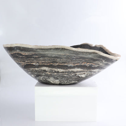 Mexican Onyx/Calcite Bowl 13"