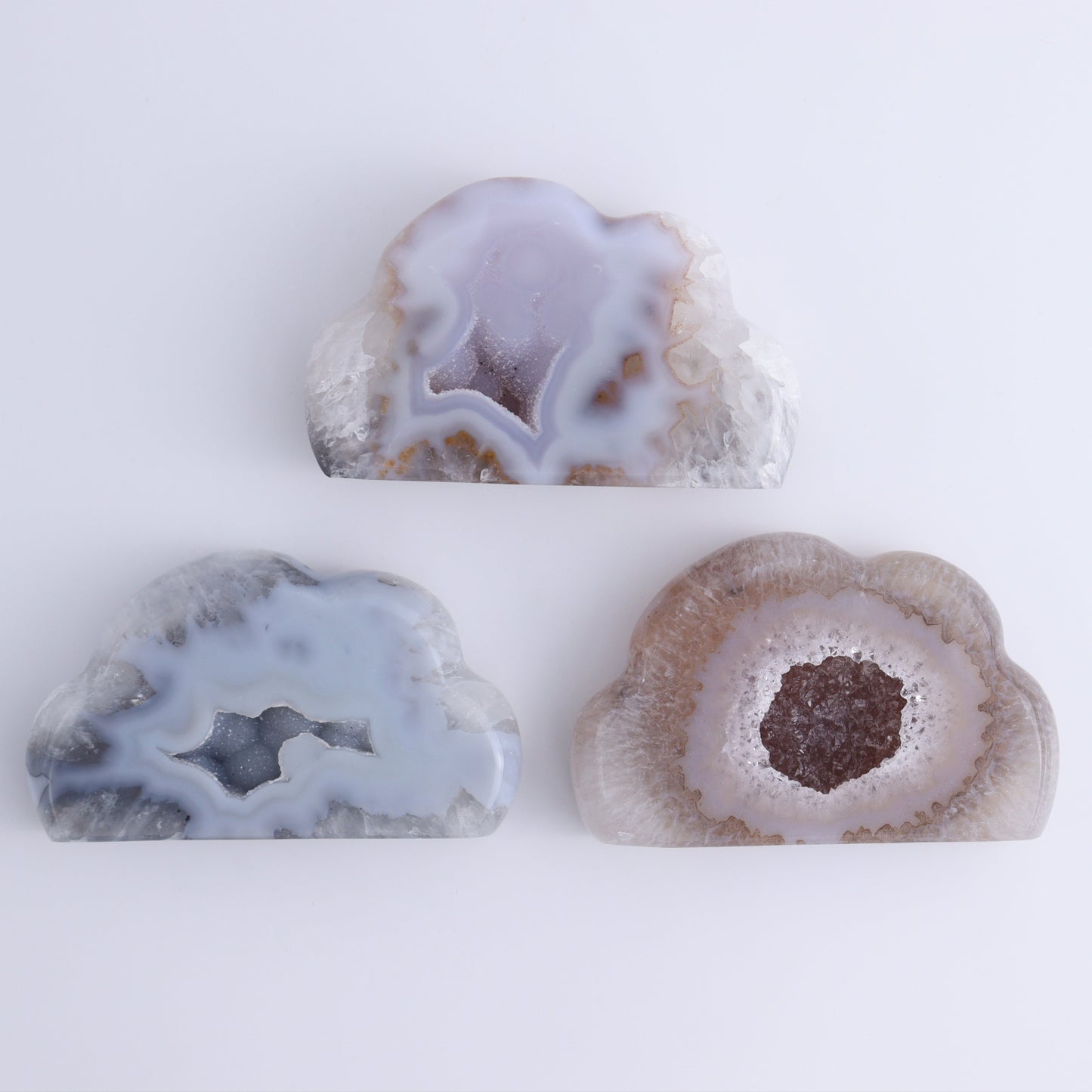 Agate Clouds Set of 6 - Expert Wholesale and Supplier of Wholesale Crystals & Bulk Gemstones, ["Agate","Clouds"]