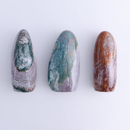 Ocean Jasper Freeform Set of 3 - Expert Wholesale and Supplier of Wholesale Crystals & Bulk Gemstones, ["Freeforms","jasper","Ocean Jasper"]