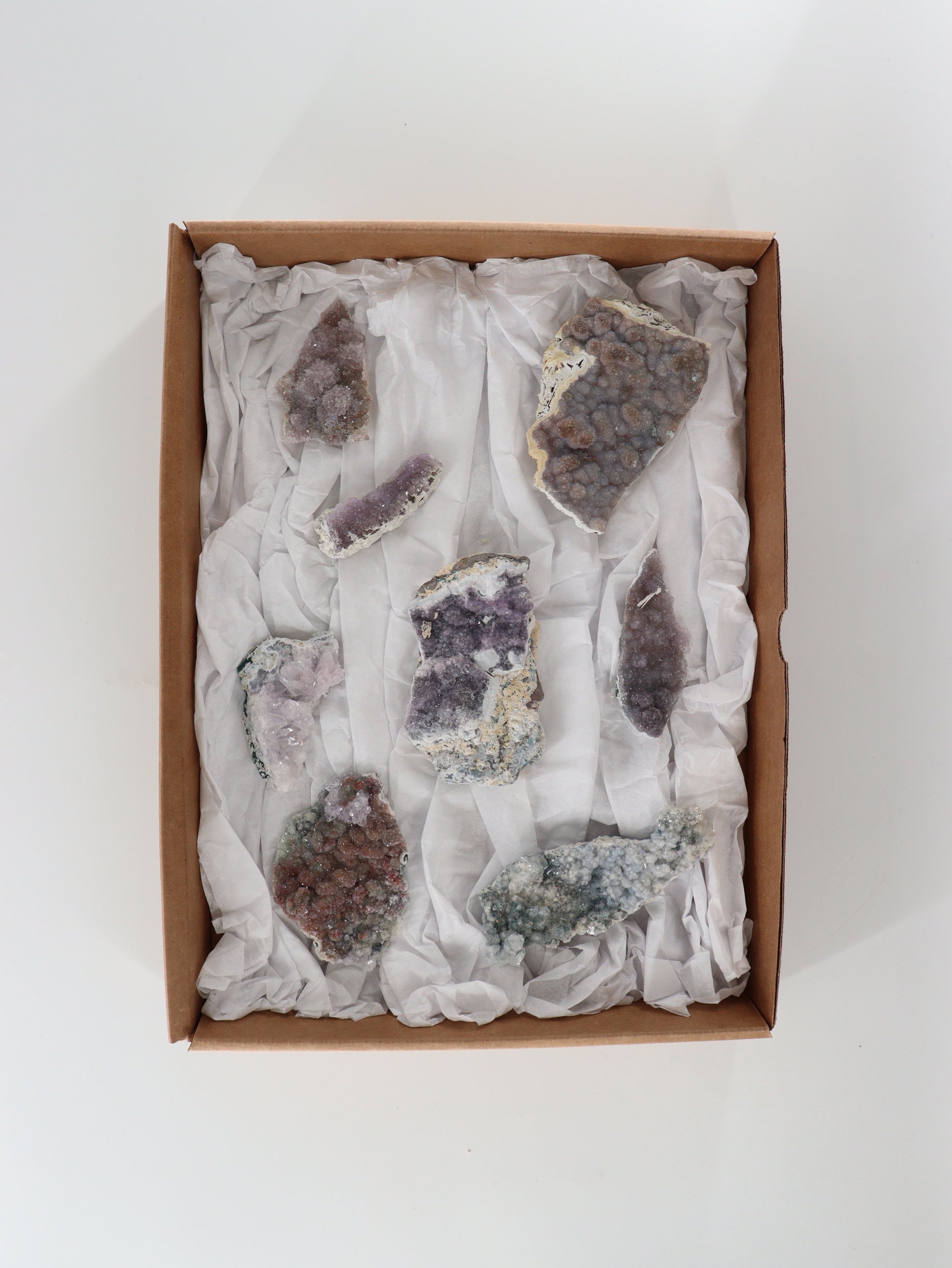 Amethyst Flower Set of 5 - Expert Wholesale and Supplier of Wholesale Crystals & Bulk Gemstones, []