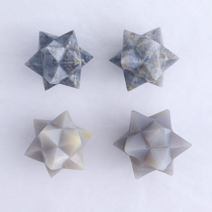 Mixed Stones Stars Set of 18 & 2 Cut Base Stars