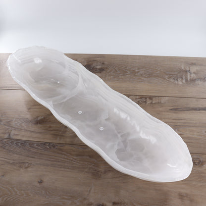 Mexican Onyx/Calcite Canoe Bowl - Expert Wholesale and Supplier of Wholesale Crystals & Bulk Gemstones, ["Bowls","Calcite","canoe","Mexico","onyx"]