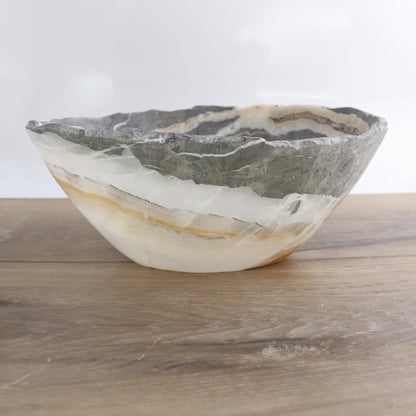 Mexican Onyx/Calcite Bowl 10"