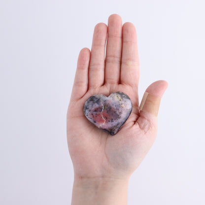 Rhodonite Hearts Set of 12 - Expert Wholesale and Supplier of Wholesale Crystals & Bulk Gemstones, ["Hearts","Peru","Rhodonite"]