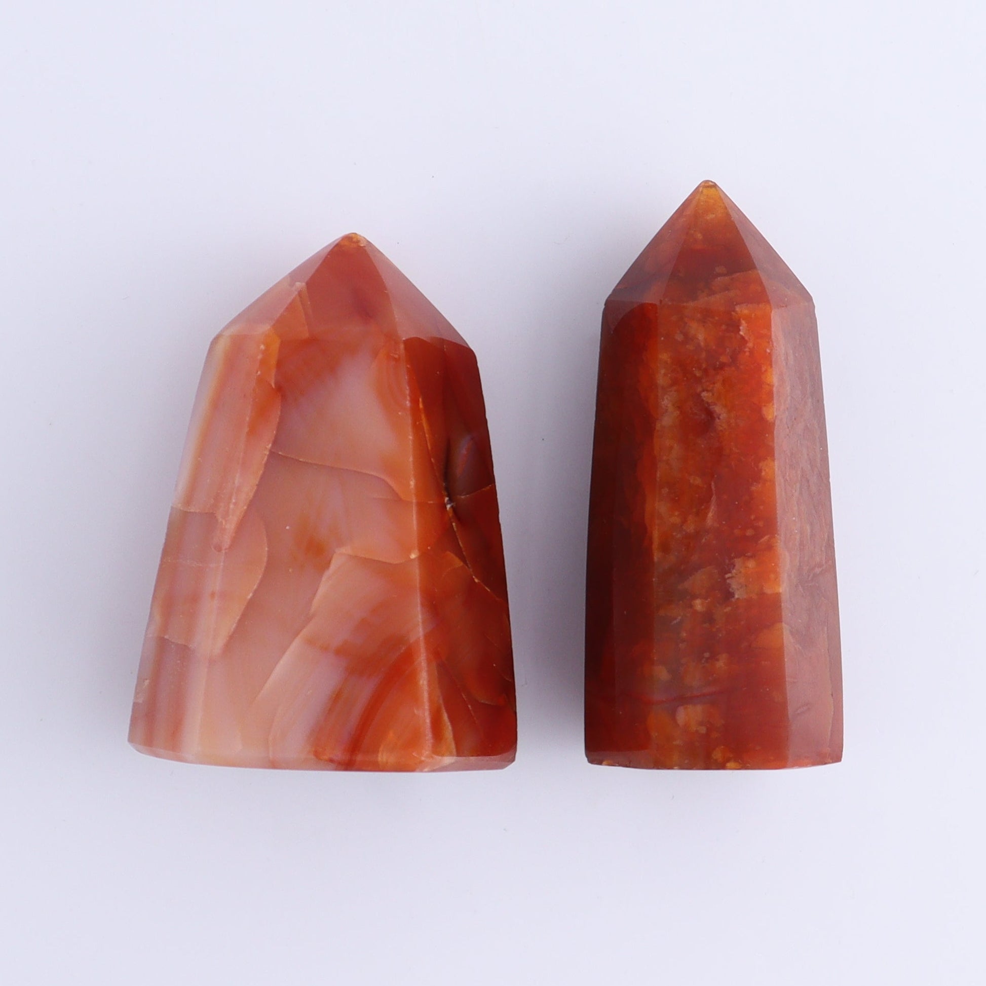 Carnelian Towers Set of 12 - Expert Wholesale and Supplier of Wholesale Crystals & Bulk Gemstones, ["carnelian","Madagascar","Towers"]