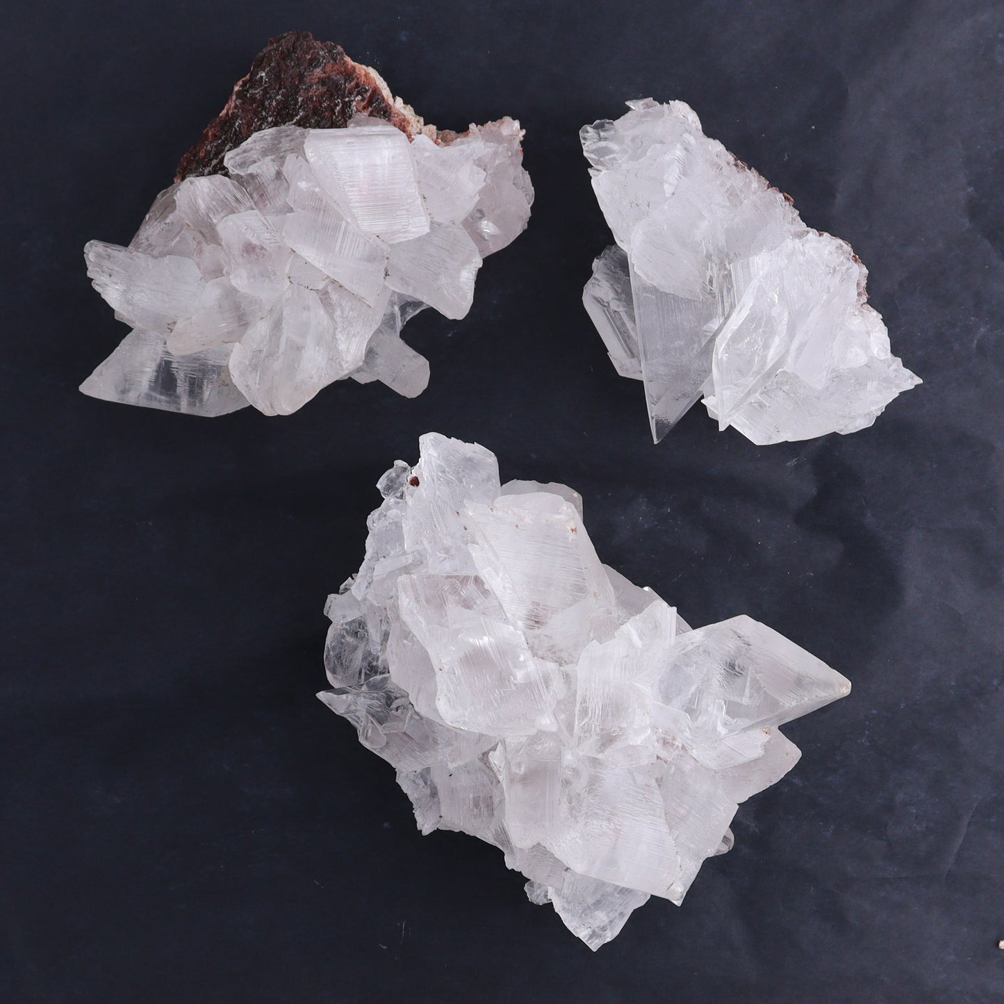 Naica Selenite Flat Set of 3 - Expert Wholesale and Supplier of Wholesale Crystals & Bulk Gemstones, ["Naica Selenite","selenite"]