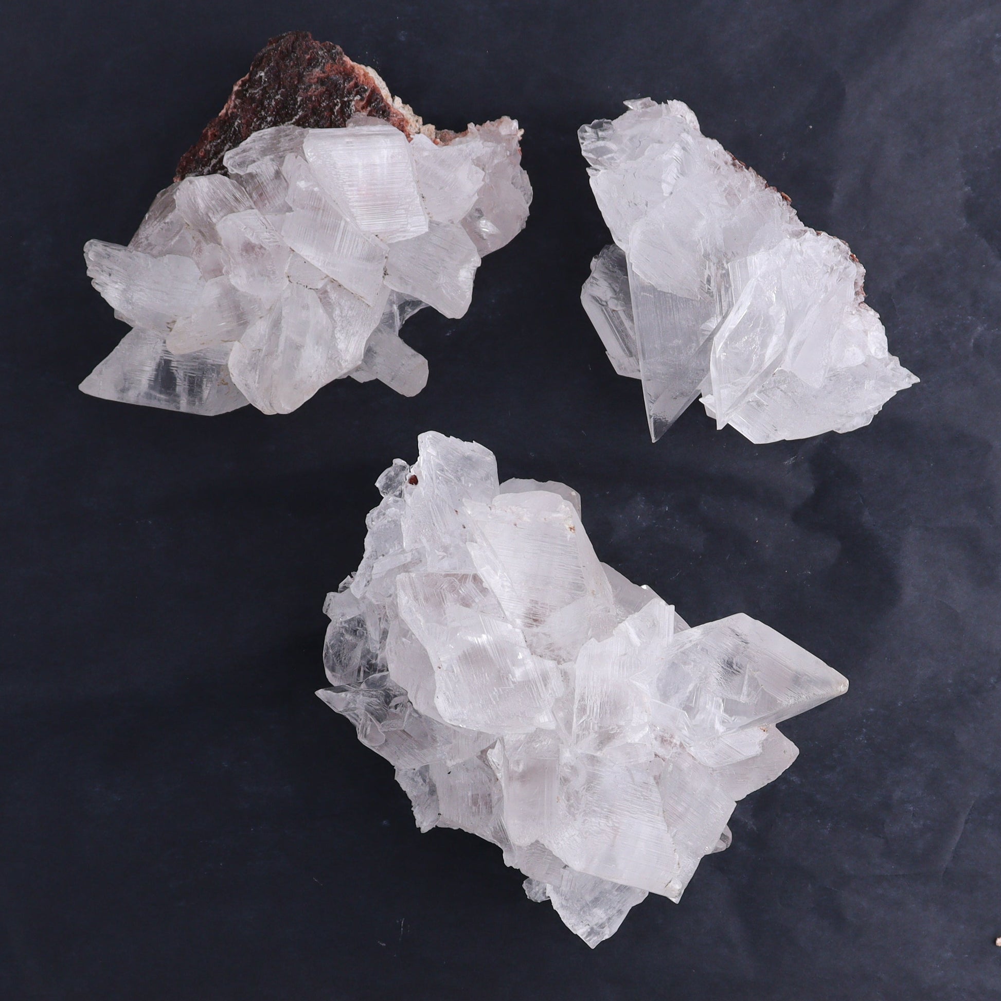 Naica Selenite Flat Set of 3 - Expert Wholesale and Supplier of Wholesale Crystals & Bulk Gemstones, ["Naica Selenite","selenite"]