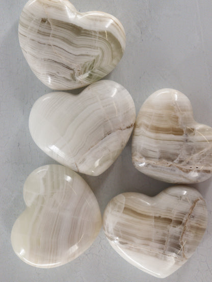 Onyx Hearts Set of 6 - Expert Wholesale and Supplier of Wholesale Crystals & Bulk Gemstones, []