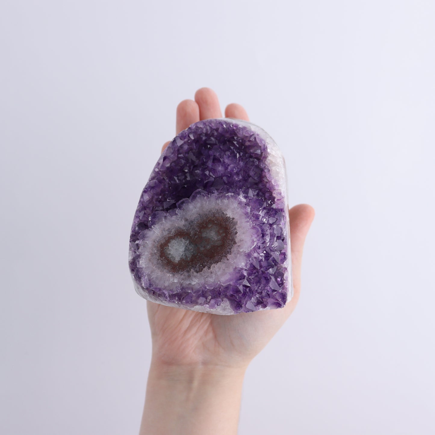 Uruguay Amethyst Set of 5 - Expert Wholesale and Supplier of Wholesale Crystals & Bulk Gemstones, ["Amethyst","Cut Base","Uruguay"]