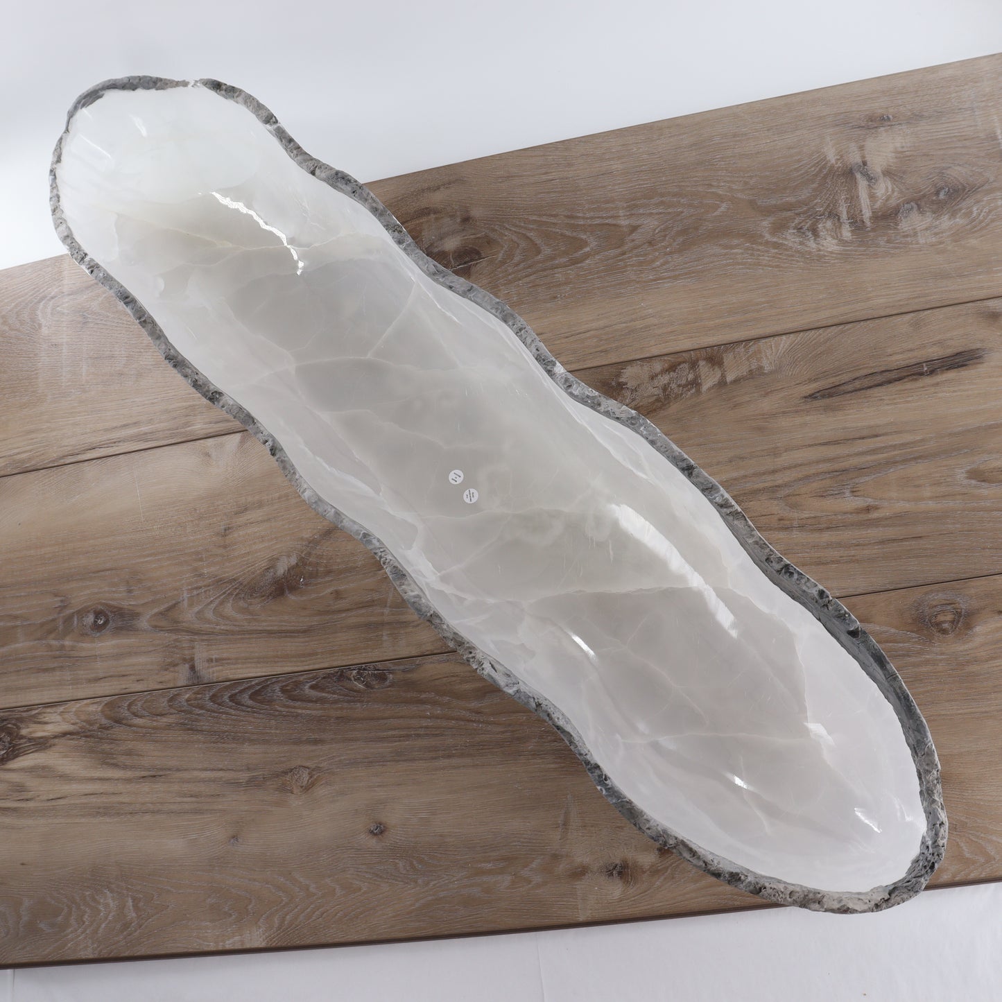 Mexican Onyx/Calcite Canoe Bowl