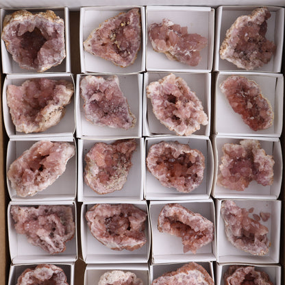 Pink Amethyst Clusters Set of 20