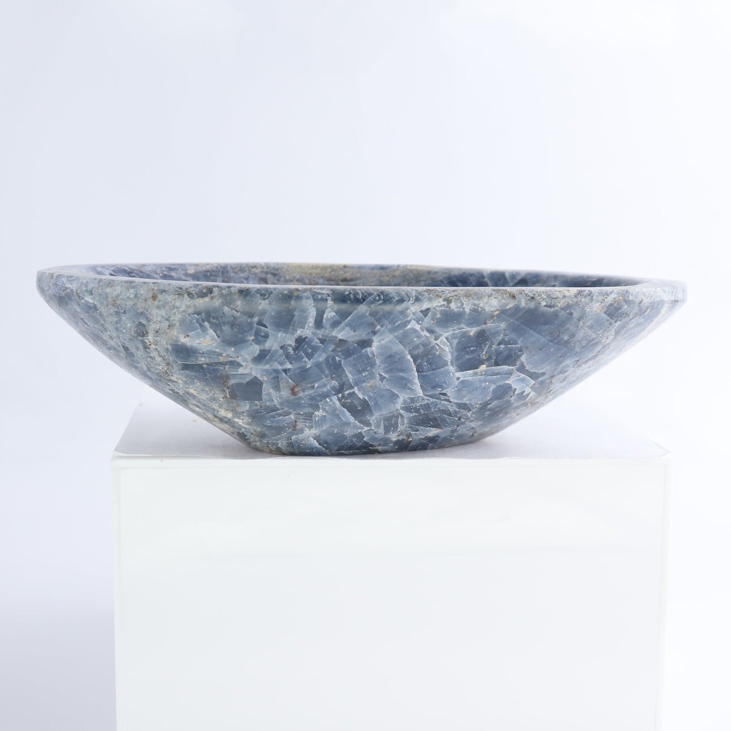 Blue Calcite Bowls Set of 2