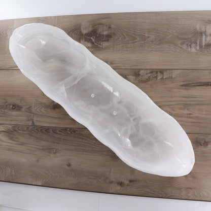 Mexican Onyx/Calcite Canoe Bowl - Expert Wholesale and Supplier of Wholesale Crystals & Bulk Gemstones, ["Bowls","Calcite","canoe","Mexico","onyx"]