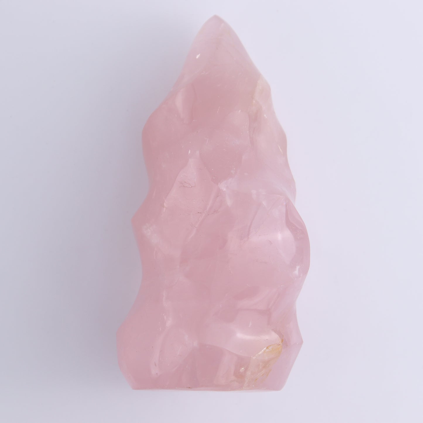 Rose Quartz Flames Set of 2 - Expert Wholesale and Supplier of Wholesale Crystals & Bulk Gemstones, ["flames","Madagascar","Quartz","Rose Quartz"]