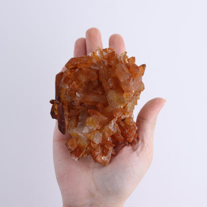 Tangerine Quartz Clusters Set of 12 - Expert Wholesale and Supplier of Wholesale Crystals & Bulk Gemstones, ["Clusters","Quartz","Tangerine Quartz"]