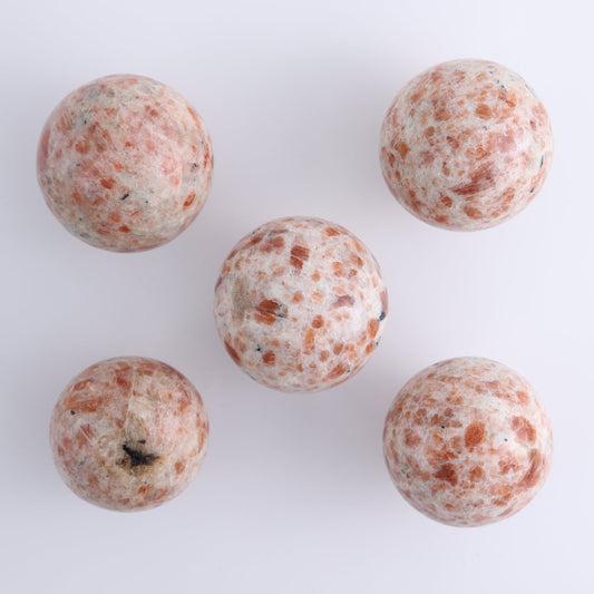 Sunstone Spheres Set of 5