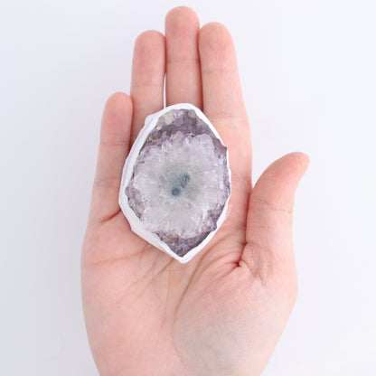 *sold Uruguay Amethyst Clusters with "Eyes" Flat of 8 - Expert Wholesale and Supplier of Wholesale Crystals & Bulk Gemstones, ["Amethyst","Amethyst Eyes","Clusters","Uruguay"]