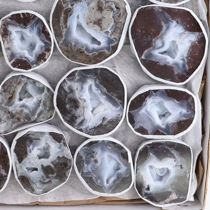 Agate Geodes Set of 16