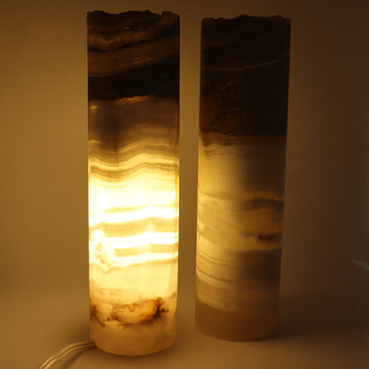 Onyx Lamps Set of 2 - Expert Wholesale and Supplier of Wholesale Crystals & Bulk Gemstones, ["Lamps","Mexico","onyx"]